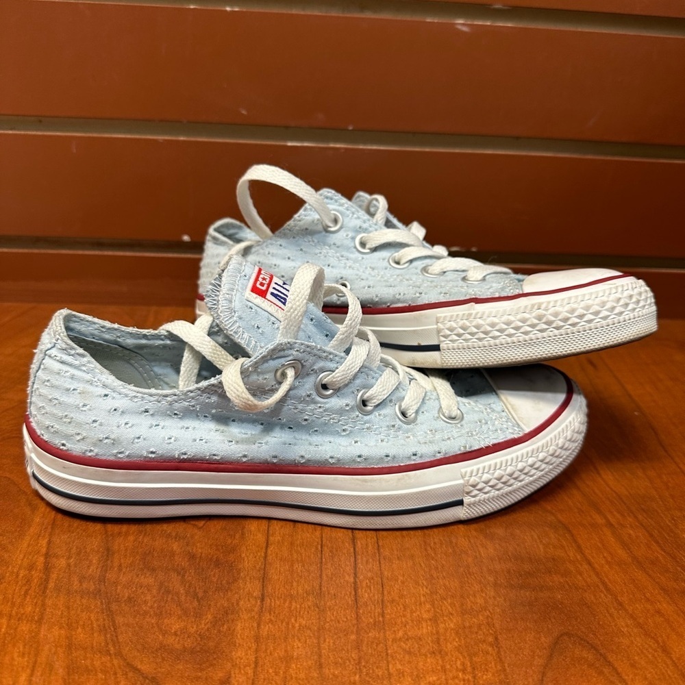 Converse Light Blue Sneakers